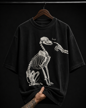 Dog Skeleton Boop graphic T-shirt