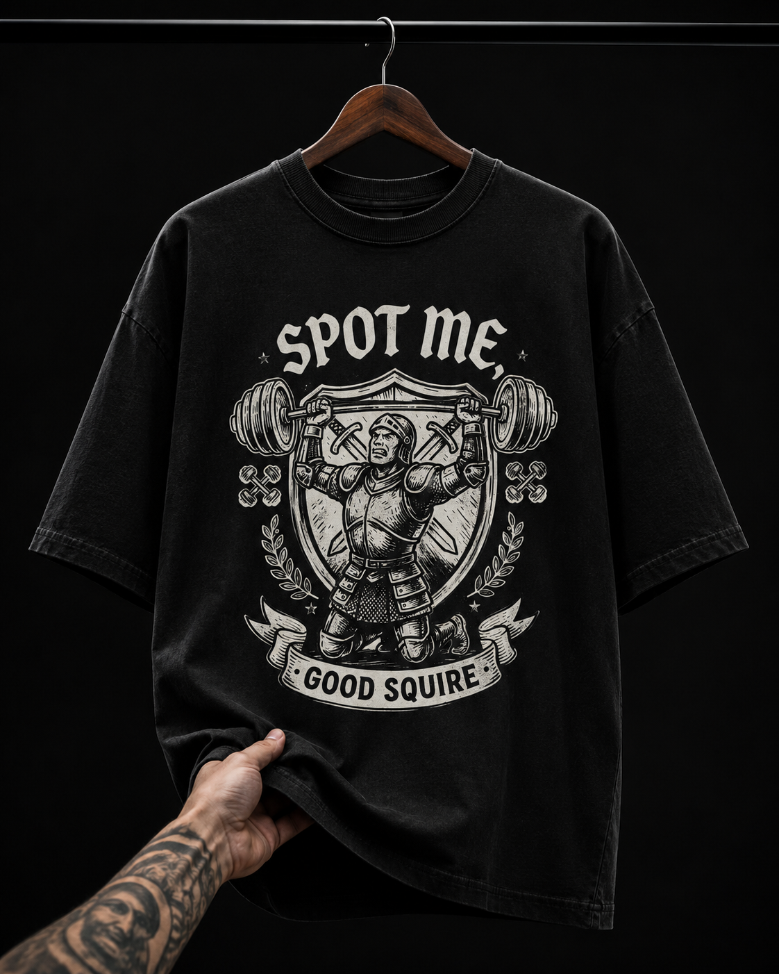 Squire Knight Gym graphic T-shirt