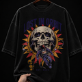 Lost In Orbit Skull Astronaut graphic T-shirt
