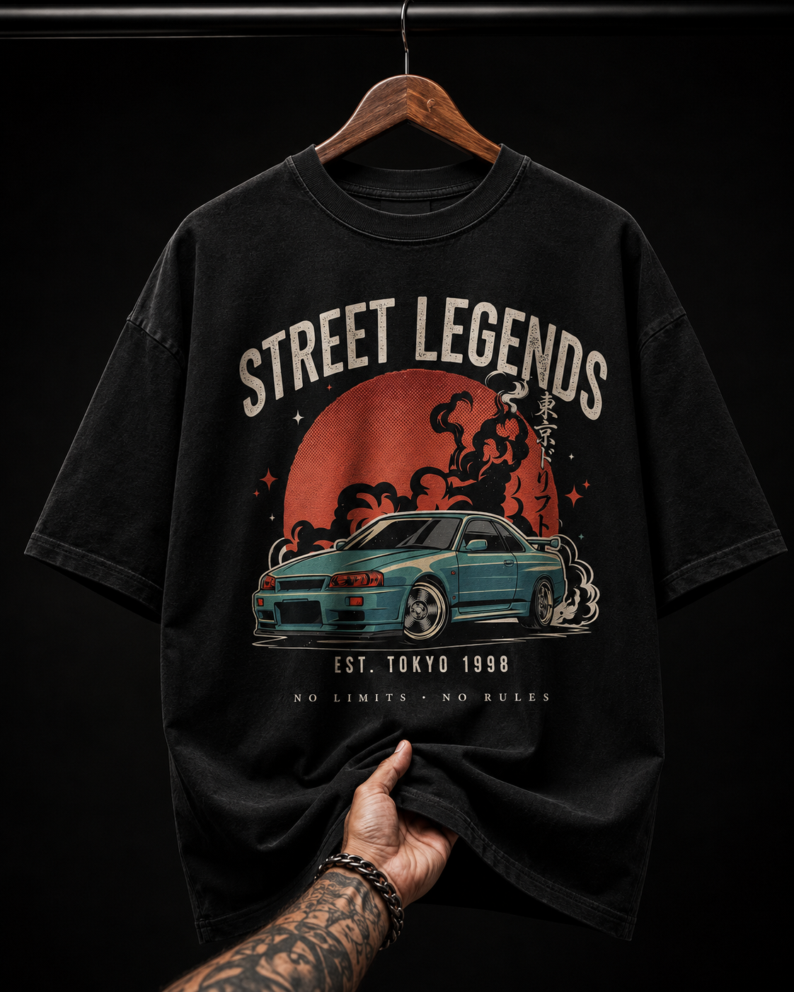 Street Legends Tokyo 1998 JDM graphic T-shirt