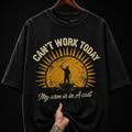 Can't Work Today Fishing graphic T-shirt