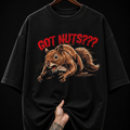 Got Nuts Funny Squirrel graphic T-shirt