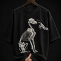 Dog Skeleton Boop graphic T-shirt