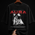 Aura Hooded Figure graphic T-shirt