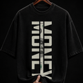 Vertical Money Typography graphic T-shirt