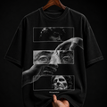 Cinematic Classical Frames and Hands graphic T-shirt