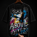 Rise Above Limits Eagle graphic T-shirt