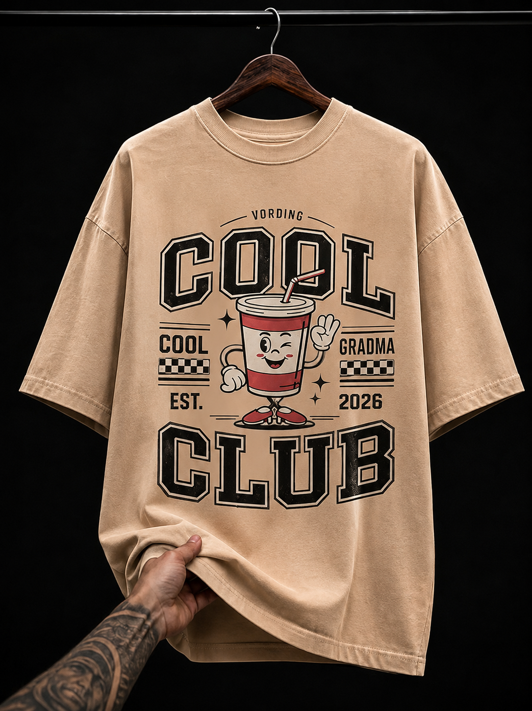 Cool Club Retro Cartoon graphic T-shirt