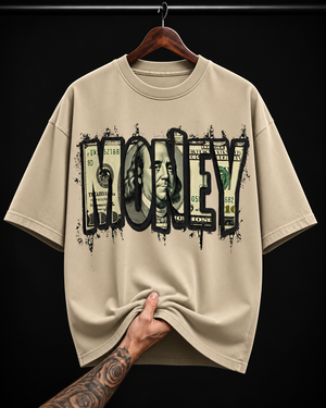 Money Dollar Bill Typography graphic T-shirt