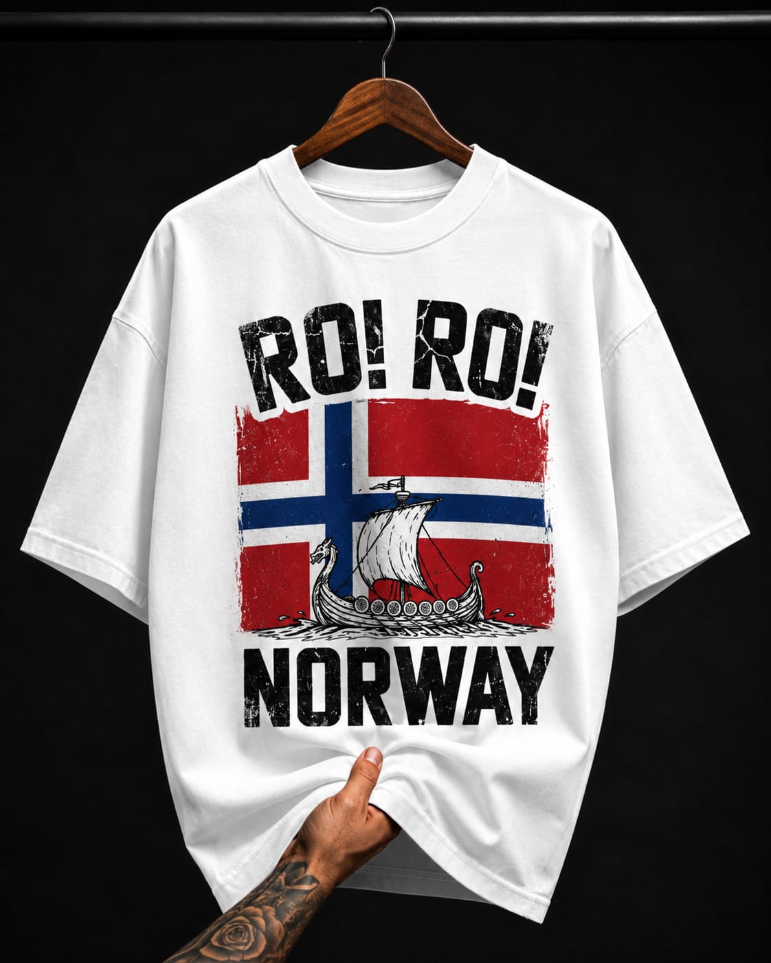 Norway Viking Ship graphic T-shirt
