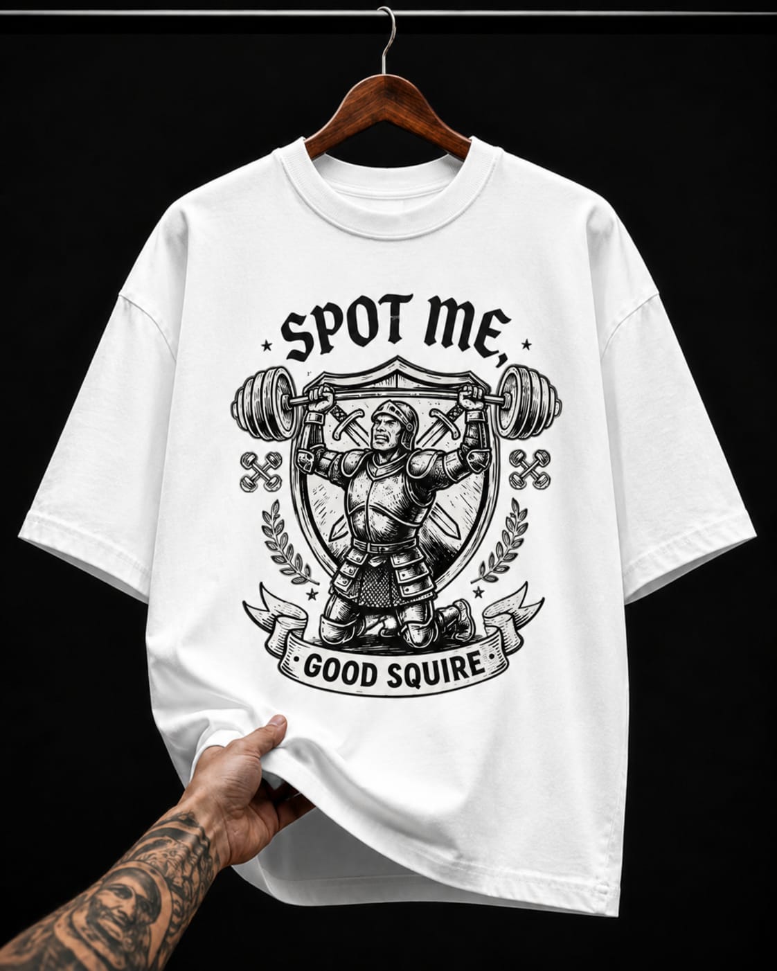 Squire Knight Gym graphic T-shirt