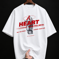 Full Metal Heart Oversized Graphic Tee